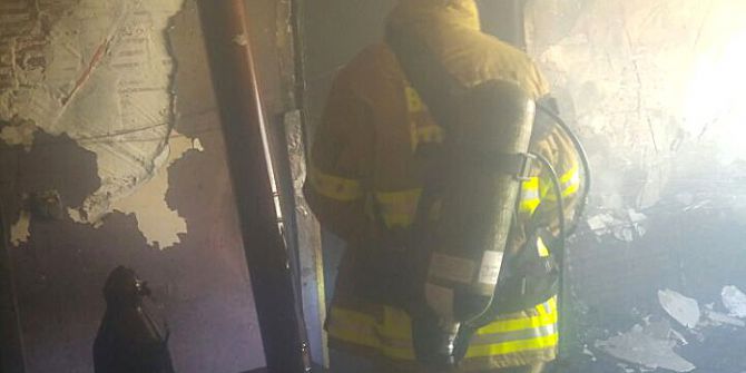 Ayvalık’ta Korkutan Yangın