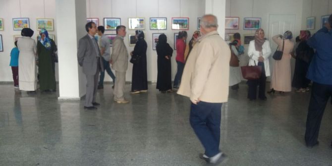 Miniklerin Sergisi Yoğun İlgi Gördü