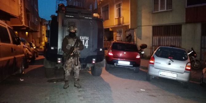 İstanbul’da Zehir Tacirlerine Şafak Operasyonu
