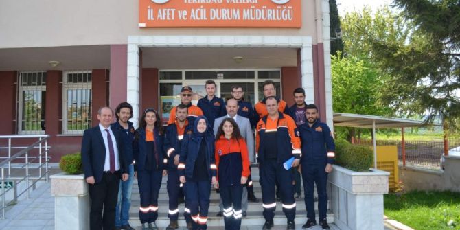 Mahalle Afet Gönüllüleri Afad’dan Bilgi Aldı