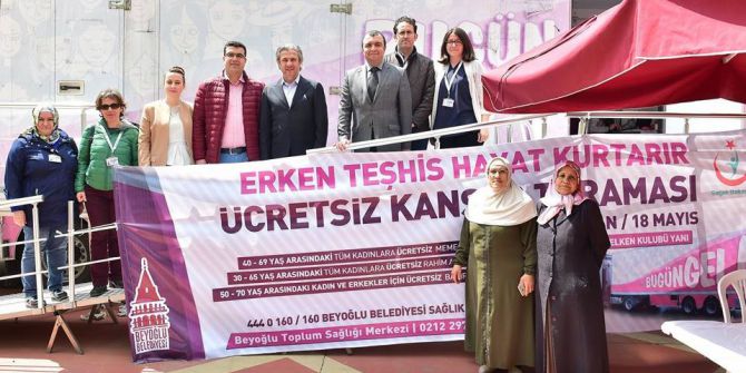Beyoğlu’nda Ücretsiz Kanser Taraması Başladı