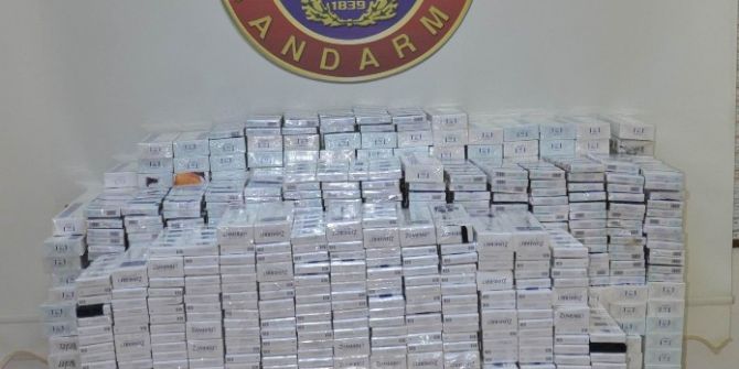Türkoğlu’nda 49 Bin Paket Kaçak Sigara Ele Geçirildi