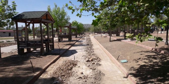 Aksu Piknik Alanında Peyzaj Çalışması Başladı