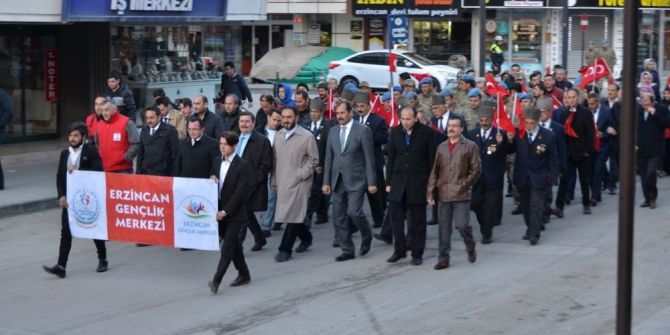 Erzincan 57’nci Alay İçin Yürüdü