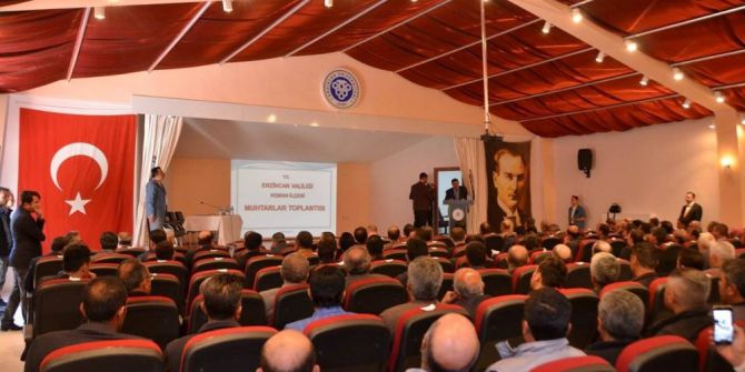 Vali Arslantaş, İliç Ve Kemah’ta Muhtarlar İle Bir Araya Geldi