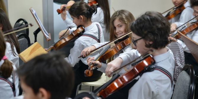 “İki Elin Sesi Var” Çocuk Senfoni Orkestrası Belçika’ya Gidiyor