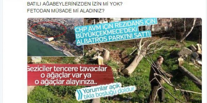 Gökçek’ten Albatros Parkı’nın Satılmasına Tepki