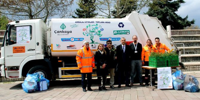 Ambalaj Atıkları Çankaya’da Fidana Dönüşüyor