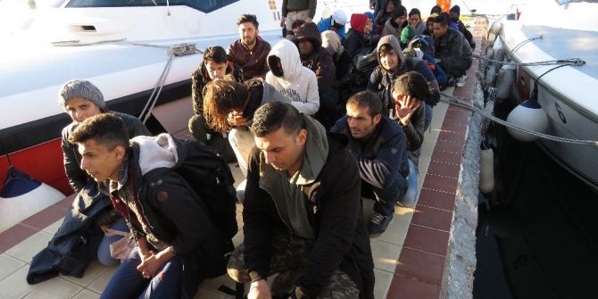 Çanakkale’de 34 Mülteci Yakalandı
