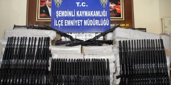 Hakkari’de 560 Adet Av Tüfeği Ele Geçirildi