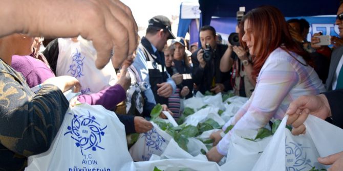 Aydın Büyükşehir Belediyesi Söke’de Yerli Fide Dağıttı