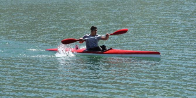 Kahramanmaraş’ta Okul Sporları Kano İl Biriciliği