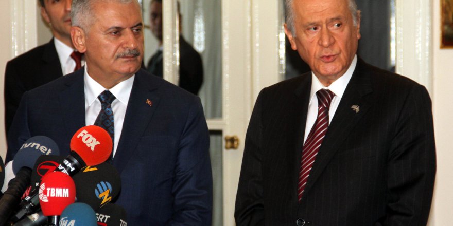 Başbakan Yıldırım-Bahçeli Görüşmesi