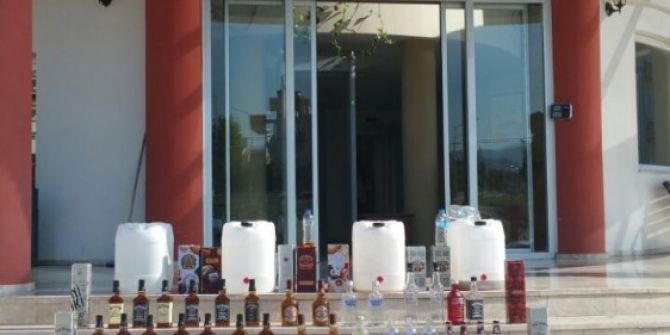 Mersin’de Kaçak İçki Operasyonu