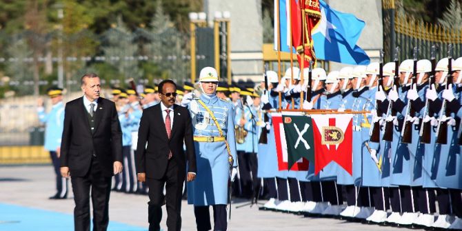 Cumhurbaşkanı Erdoğan, Somali Cumhurbaşkanı Farmajo’yu Resmi Törenle Karşıladı