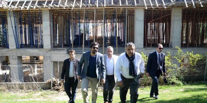 Başkan Yağcı, Projenin Yapım Çalışmasını Yerinde İnceldi