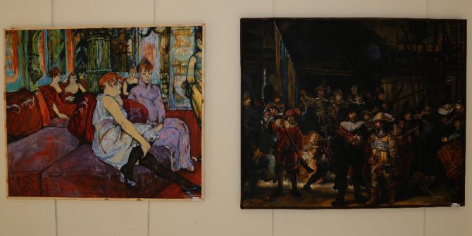 "Ustalardan Kopyalar" Resim Sergisin Açılışı Yapıldı