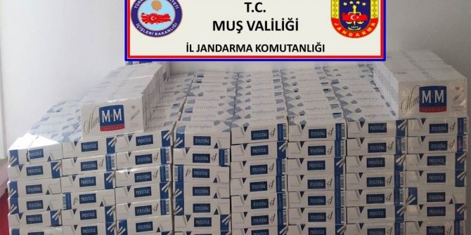Muş’ta Kaçak Sigara Operasyonu