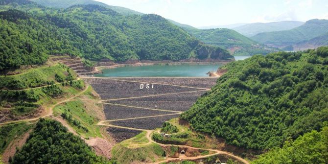 Topçam Barajı Tam Kapasite Enerji Üretiyor