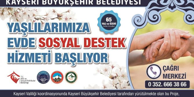 Büyükşehir’den Yaşlılara Özel Hizmet