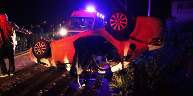 Biga’da Kaza: 3 Yaralı