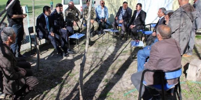 Kaymakam Uzan, Köyleri Ziyaret Etti