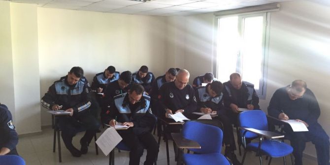 Zabıta Personeline Hizmet İçi Mevzuat Sınavı