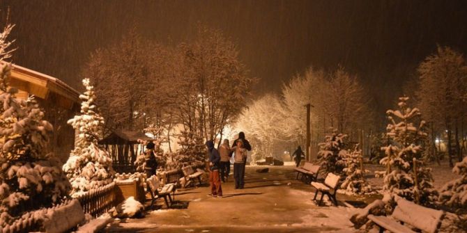 Diriliş Kampında Yılın Son Kar Keyfini Çıkarttılar