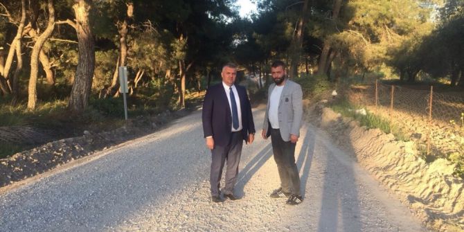 Bozuk Olan Çamlık Yolu Yenilendi