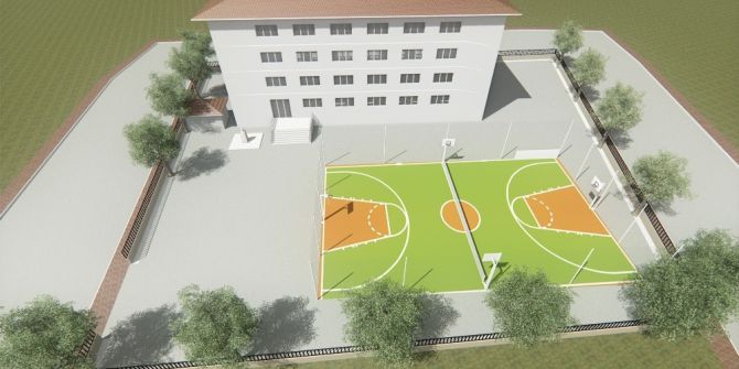 Yunusemre Belediyesi İlçedeki 10 Okula Spor Alanı Yapacak