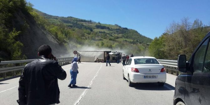 Sinop’ta Trafik Kazası: 1 Yaralı