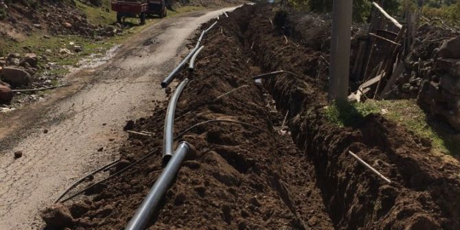 Gökbel Mahallesine Damlama Sulama Tesisi