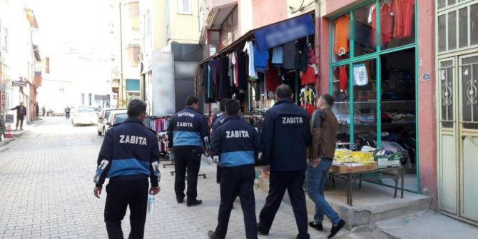 Beyşehir’de Kaldırım İşgali Yapan İşyerlerine Ceza