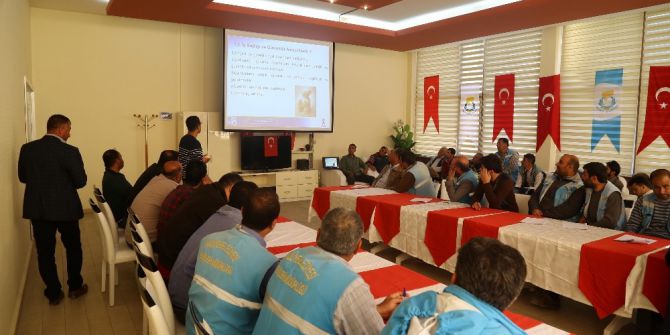 Haliliye Belediyesinden İş Sağlığı Ve Güvenliği Eğitimi