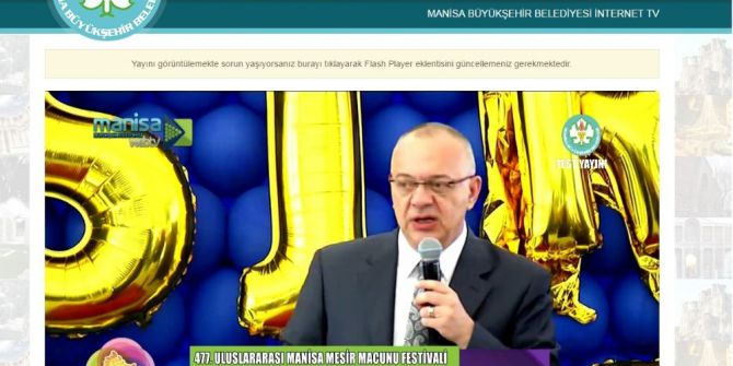 Manisa Büyükşehir Web Tv Yayına Başladı