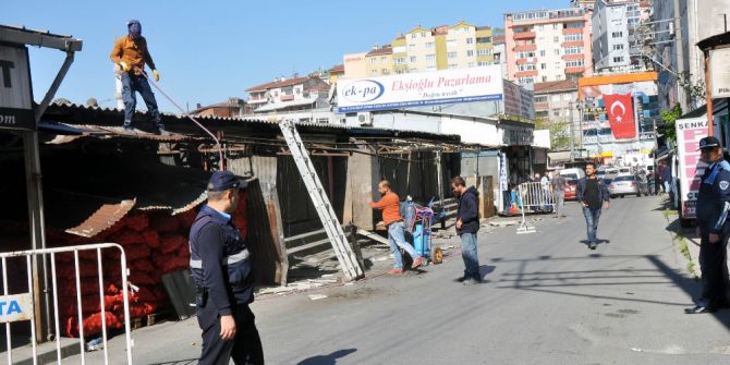 Kdz. Ereğli Pazaryerinde Rehabilitasyon Çalışmaları Başladı