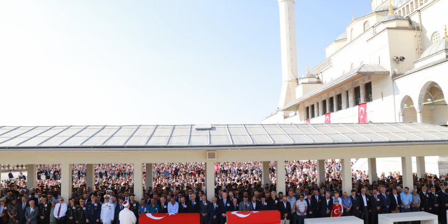 Başkent Şehitlerini Uğurladı