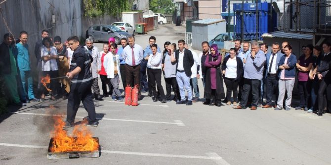 Doktorlar Yangın Söndürdü