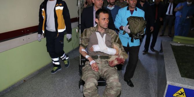 Yaralı Uzman Çavuş Oltu’da Tedavi Altına Alındı