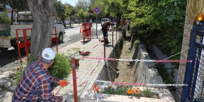 Belediye Açık Su Kanalı İçin Önlem Aldı
