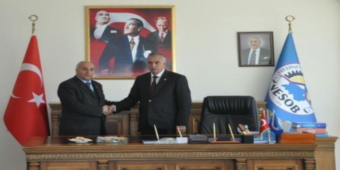 Karael, Vesob Başkanı Aydemir’i Ziyaret Etti