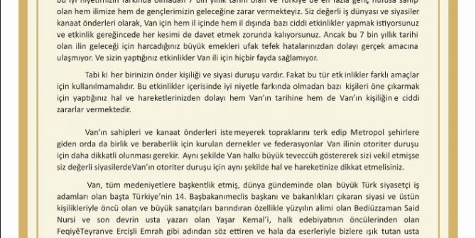 İş Adamı Kandaşoğlu’ndan Açıklama
