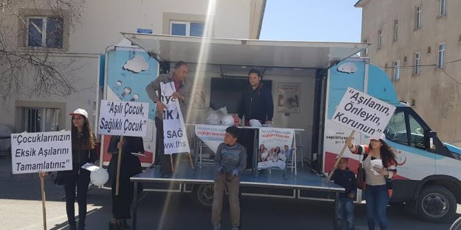 Ağrı’da ‘Dünya Aşı Haftası’ Nedeniyle Stant Kuruldu