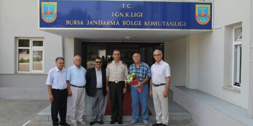 Emekli Edilen Tümgenerale Teşekkür Ziyareti