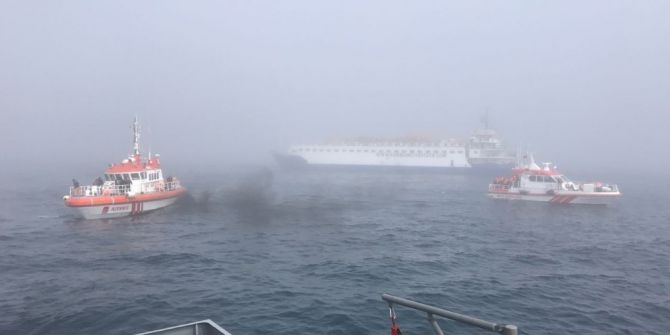 Tsk: “İstanbul Boğazı Yaklaşma Sularında Kaza Yapan Rus Askeri Gemisinin Mürettebatının Tamamı Kurtarıldı”