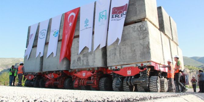 Zeynel Bey Türbesi’nin Taşınması İçin İlk Deneme Yapıldı