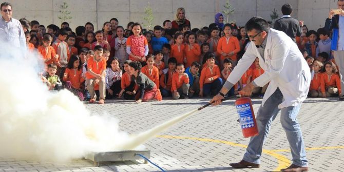 Öğrencilere Yangınların Çıkış Nedeni Ve Müdahale Teknikleri Anlatıldı