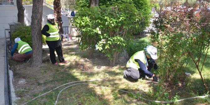 Soma’da Park Ve Bahçelere Kadın Eli Değdi
