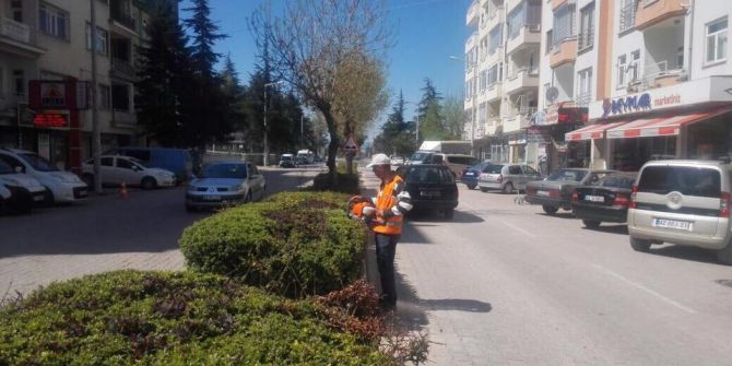 Beyşehir’deki Park Ve Bahçelerde Mesai Hız Kazandı