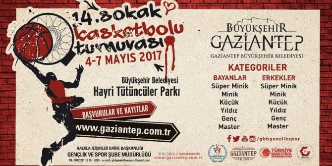 14.sokak Basketbolu Turnuvası Başvuruları Başladı